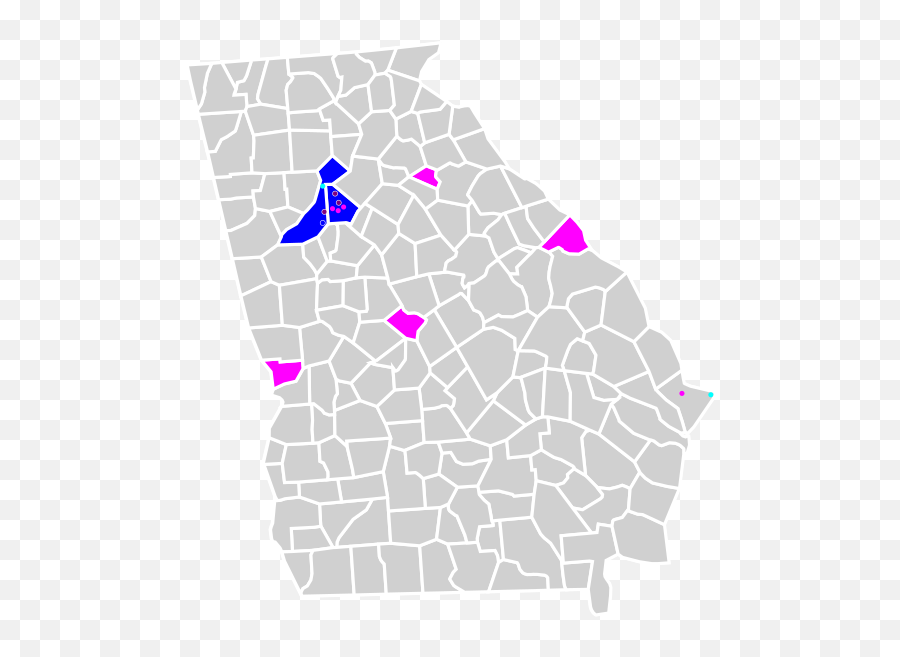 Georgia Counties And Cities With Sexual Orientation And - Map Of Georgia Emoji,Anti-lgbt Emoji