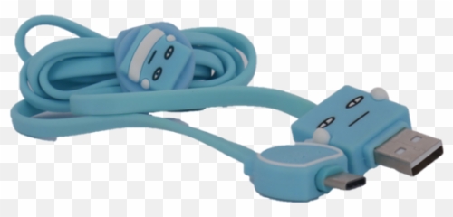 Icarer Family Emoji Adatkábel Type - C 1m Kék Networking Cables,Kek Emoji