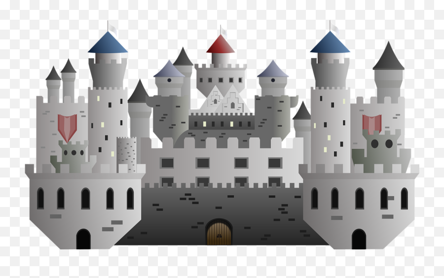 Fortress Drawing Castle Transparent - Castle Or Forts Drawing Emoji,Flag Castle Emoji