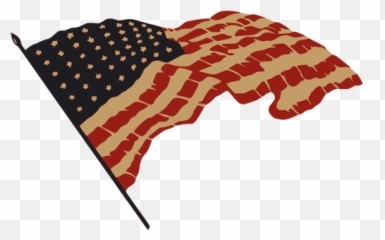 Us Flag Vector Drawing - Transparent Background Hand Drawn American Flag Emoji,Safety Pin Emoji