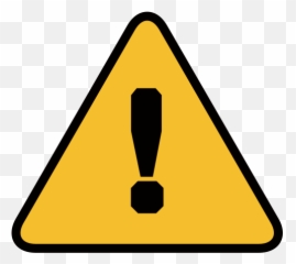 Caution Clipart Emoji Transparent Free For - Warning Sign Png