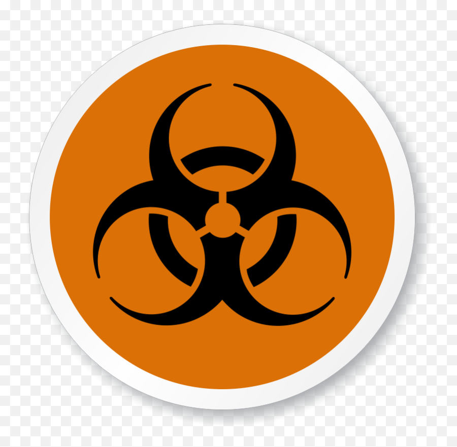 Biohazard Sign - Sharps Container Disposal Sign Emoji,Biohazard Emoji