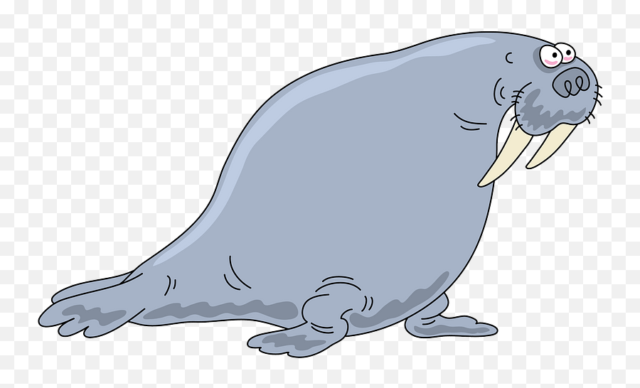 Walrus Clipart - Big Emoji,Walrus Emoji