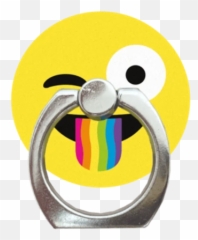 Cell Phone Ring Stand - Circle Emoji