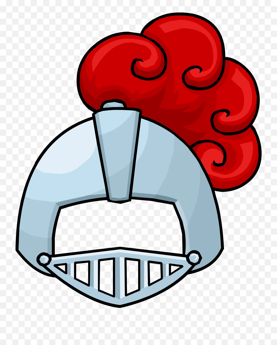Knight Helmet Club Penguin Wiki Fandom - Transparent Knight Helmet Clipart Emoji,Jester Hat Emoji