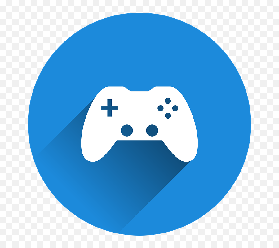 Controller Gamepad Video Games - Video Game Controller Blue Emoji,Controller Emoji