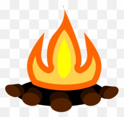 Emoji Clipart Fire Transparent Free For Download - Background Campfire