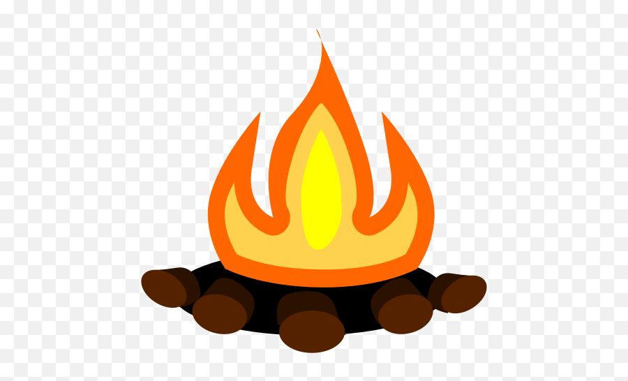Emoji Clipart Fire Emoji Fire Transparent Free For Download - Transparent Background Campfire Clipart,Emoji Fire