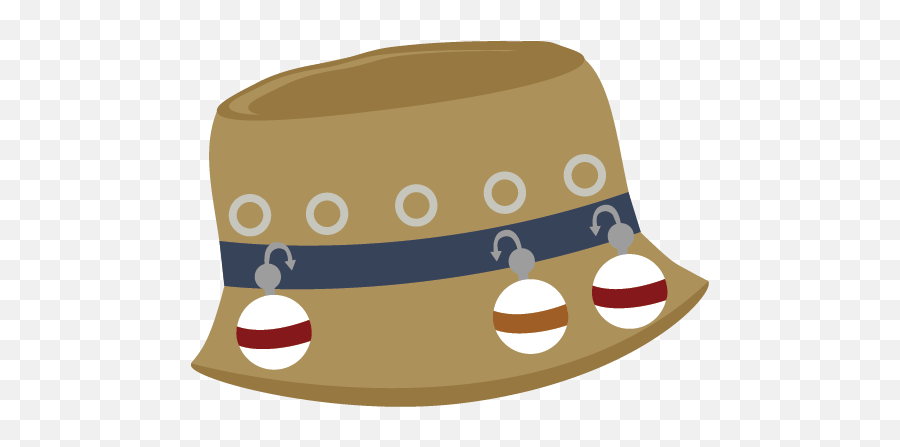 Fisherman Hat Clipart - Clip Art Fishing Hat Emoji,Emoji Bucket Hat