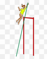 Pole Vault Athlete Olympics Achievement - Saut La Perche Png Emoji