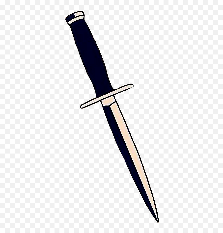 Knife Dagger Aesthetic Blackandwhite Freetoedit - Dagger Aesthetic Emoji,Dagger Emoji