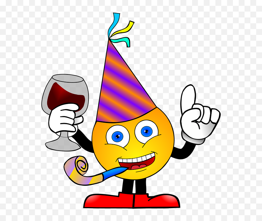 Smiley Party Anniversary New - Birth Day Wish For Your Self Emoji,Birthday Emoji