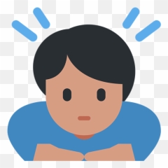 Person Bowing Deeply Emoji For Facebook Email Sms - Apology Icon Png