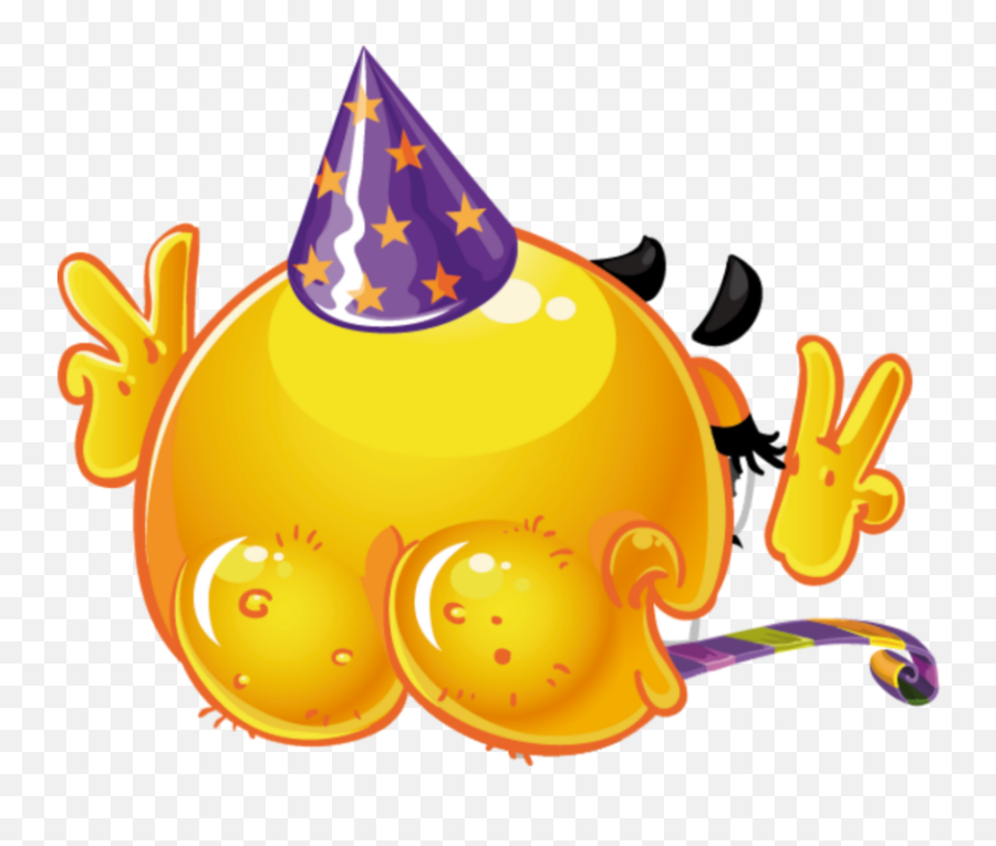 Party Hat Emoji Png - Happy New Year 2012 Emoticons,Adult Emoji