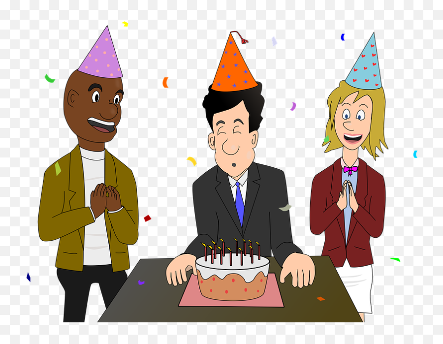 Happy Birthday Celebration Party - Happy Birthday Celebration Png Cartoon Emoji,Happy Birthday Emojis