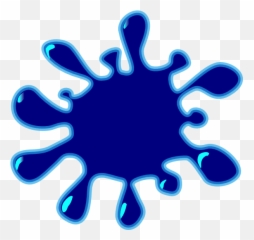 Blue 2 Splash Clip Art Icon - Splash Clip Art Emoji,Nutting Emoji