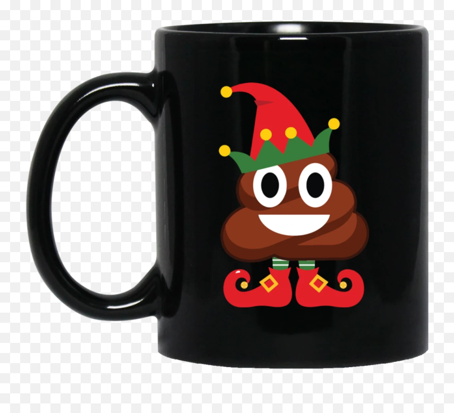 Elf Poop Emoji Funny Christmas - Mug,Christmas Elf Emoji