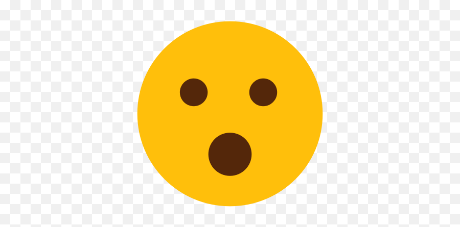 Emoji Emoticon Emotion Face Wow Icon - Circle,Wow Emoji Png