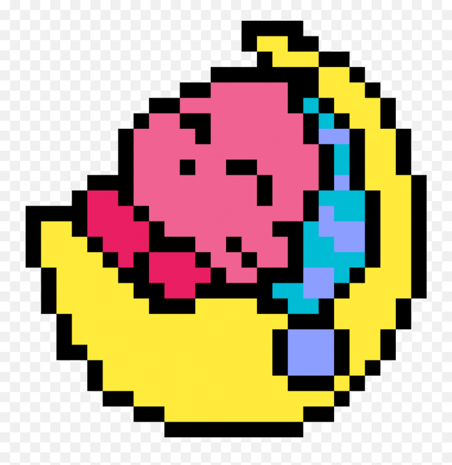 Pixilart - Sleeping Kirby Uploaded By Kirbyluvr143 Sleeping Kirby Pixel Art Emoji,Sleeping Emoticon
