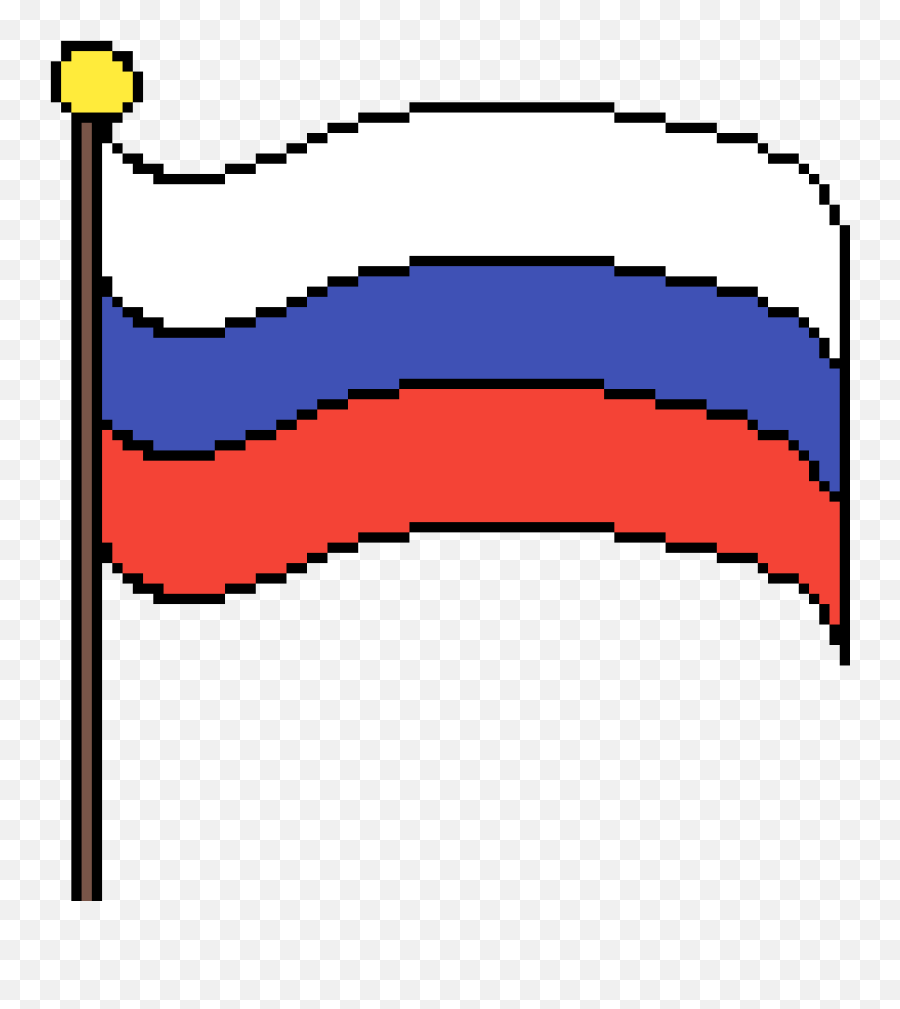Russian Flag Clipart - Pixel Art Gif Transparent Emoji,Russia Flag Emoji