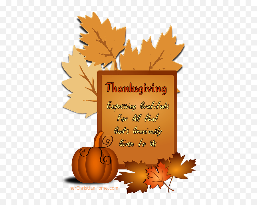 Happy Thanksgiving Heading Clipart - Fall Clip Art Emoji,Happy Thanksgiving Emoji