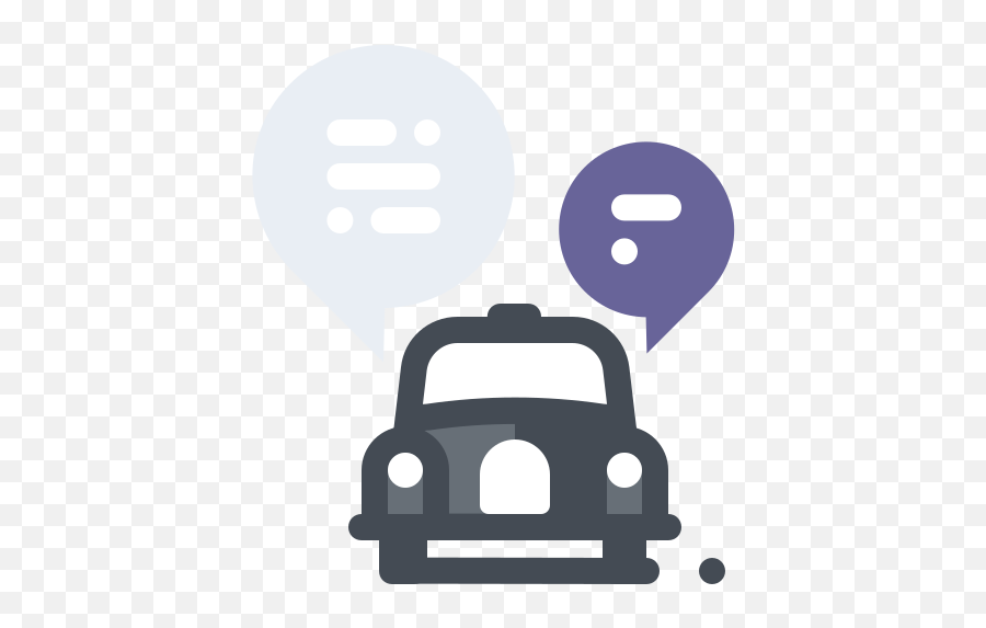 Conversation With A Taxi Driver Icon - Taxicab Emoji,Taxi Emoji