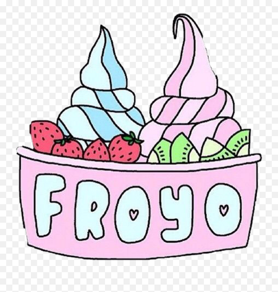 Froyo - Froyo Clipart Emoji,Yogurt Emoji
