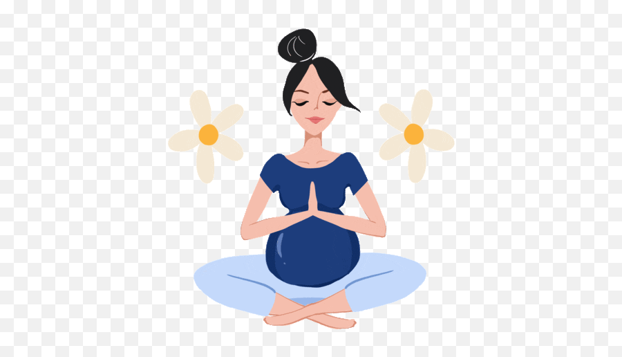 Yoga Clipart Gif - Sitting Emoji,Yoga Emoji Android