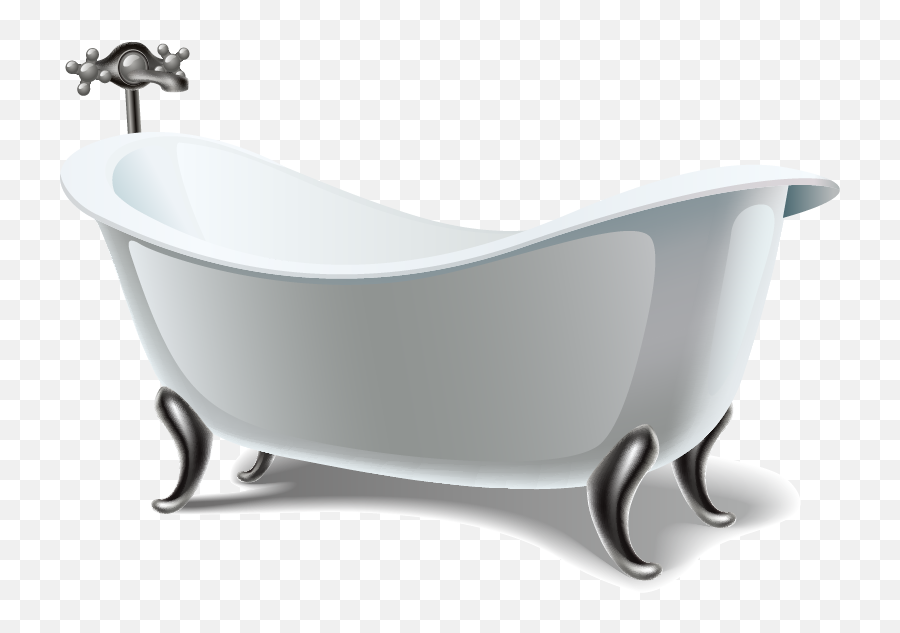 Bathroom Bathtub Euclidean Vector - Bañera Emoji,Bathtub Emoji