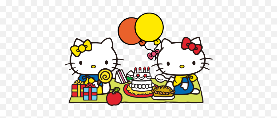 Hello Kitty Friends - Hello Kitty Happy Birthday Frame Emoji,Hello Kitty Emoji For Android
