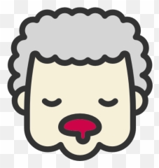 Heads faces Granny feelings emoticons people sleep - Delight Icon Emoji