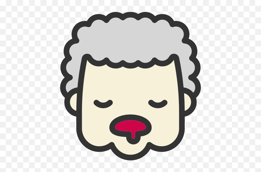 Heads Faces Granny Feelings Emoticons People Sleep Icon - Delight Icon Emoji,Poker Face Emoticons