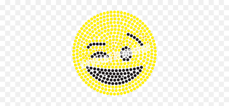 Lovely Kid Girl Rhinestone Emoji Wholesale Transfer - Emoji Sequin Heat Transfers,Laser Emoji