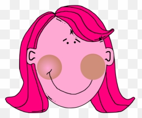 Pink Lady PNG SVG Clip art for Web - Download Art Anime Girl Clipart Face Emoji