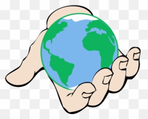 Kleine Welt In Der Hand - World Cartoon Emoji