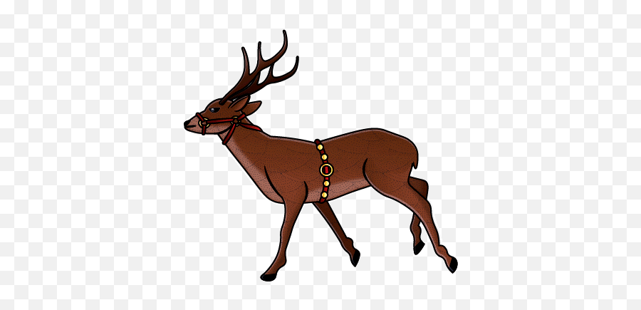 Via Giphy In 2020 - Running Christmas Deer Gif Emoji,Deer Emoji Iphone