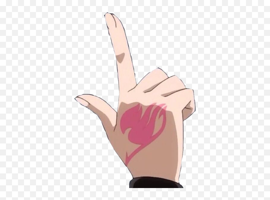 Fairytail Lucy Hand Anime Sticker Fairy Tail Sign Emoji Fairy Tail Emoji Free Transparent Emoji Emojipng Com