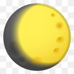 Waxing Gibbous Moon Emoji Meaning With Pictures - Circle