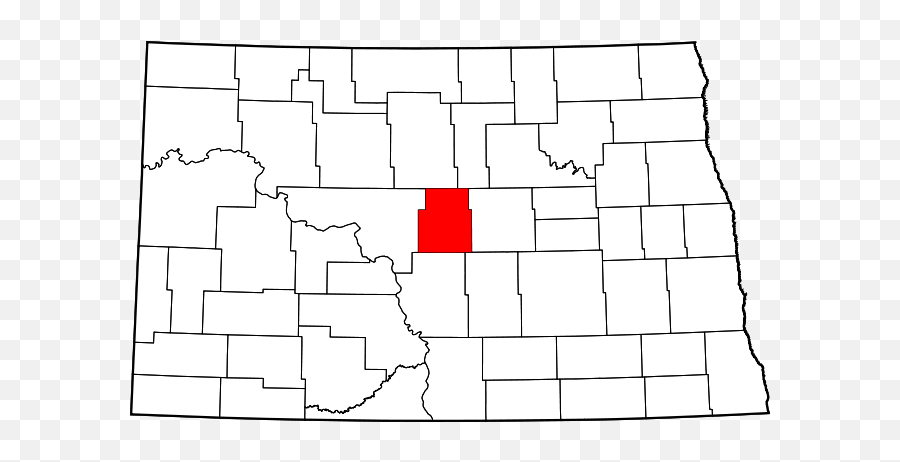 Map Of North Dakota Highlighting Sheridan County - North Dakota County Map Puzzle Emoji,Palette Emoji