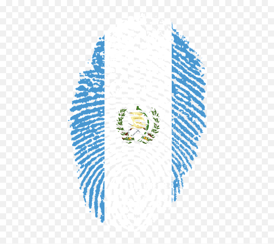 Guatemala Flag Fingerprint - Bandera Fondo De Pantalla Guatemala Emoji,Guatemalan Flag Emoji