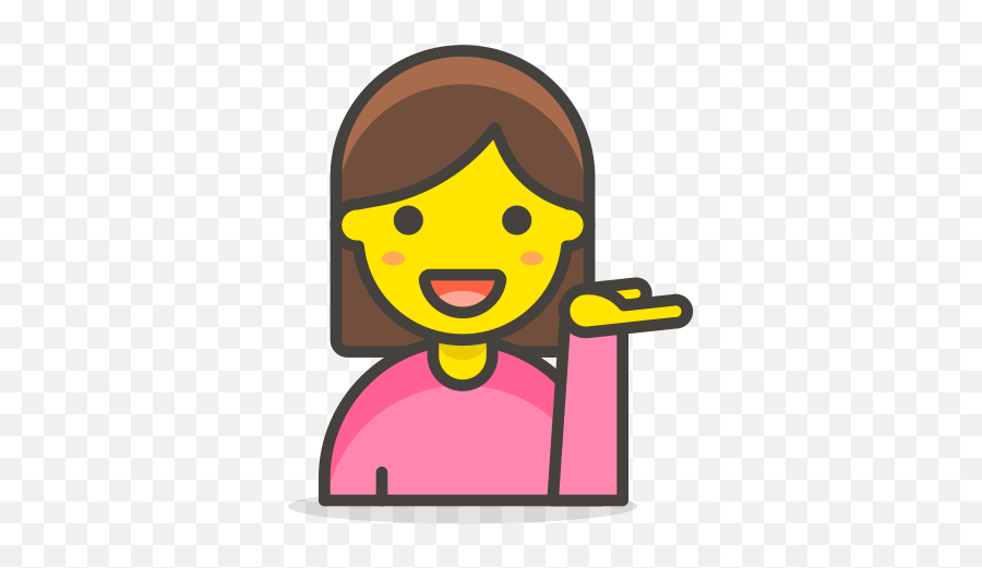 Woman Tipping Hand Free Icon Of 780 Free Vector Emoji - Woman Astronaut Icon Png,Emoji Vector