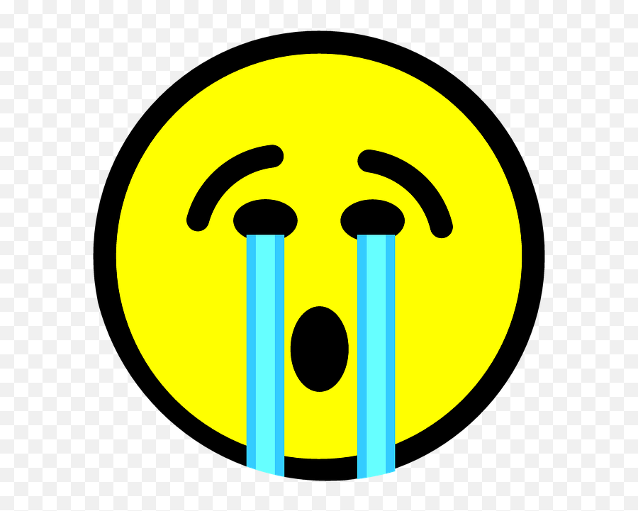 Emoji Crying Emoticon Face Sad - Emoticon,Laughing Emoji
