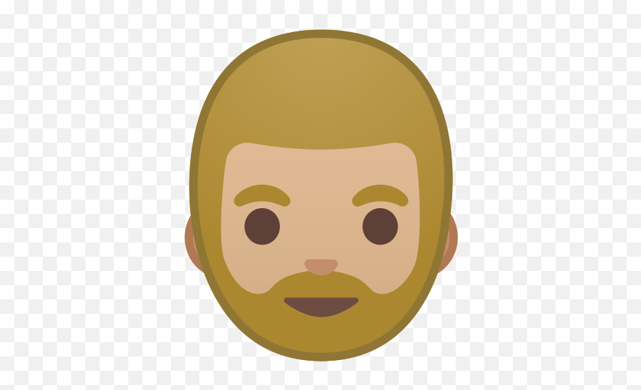 Medium - Illustration Emoji,Beard Emoji