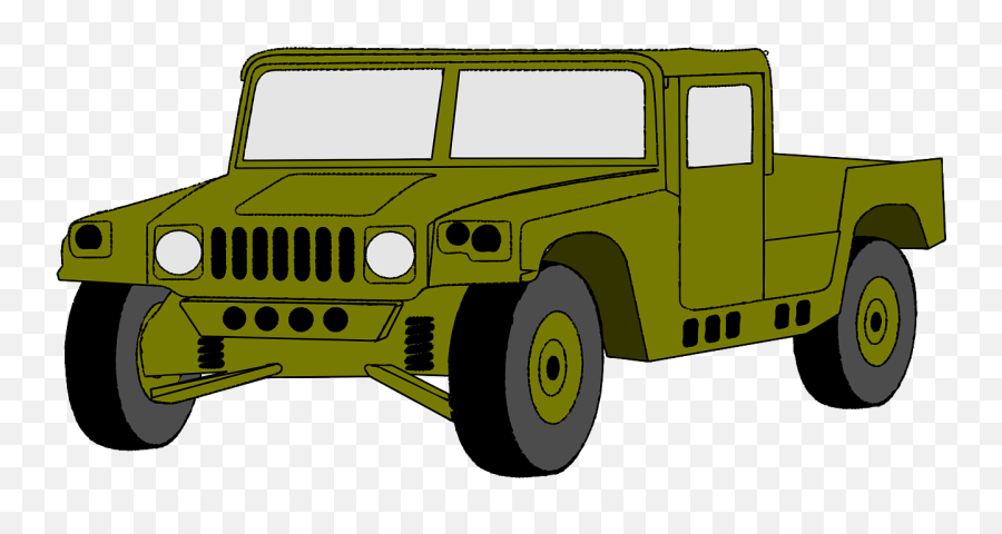Jeep Car Hummer Vehicle Army - Clipart Hummer Emoji,Army Tank Emoji