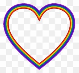 Cyber Png - Rainbow Heart Clipart Emoji