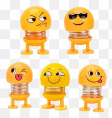 Spring Emoji Car Toy Png Photo - Dancing Smiley For Car,Male Emoji