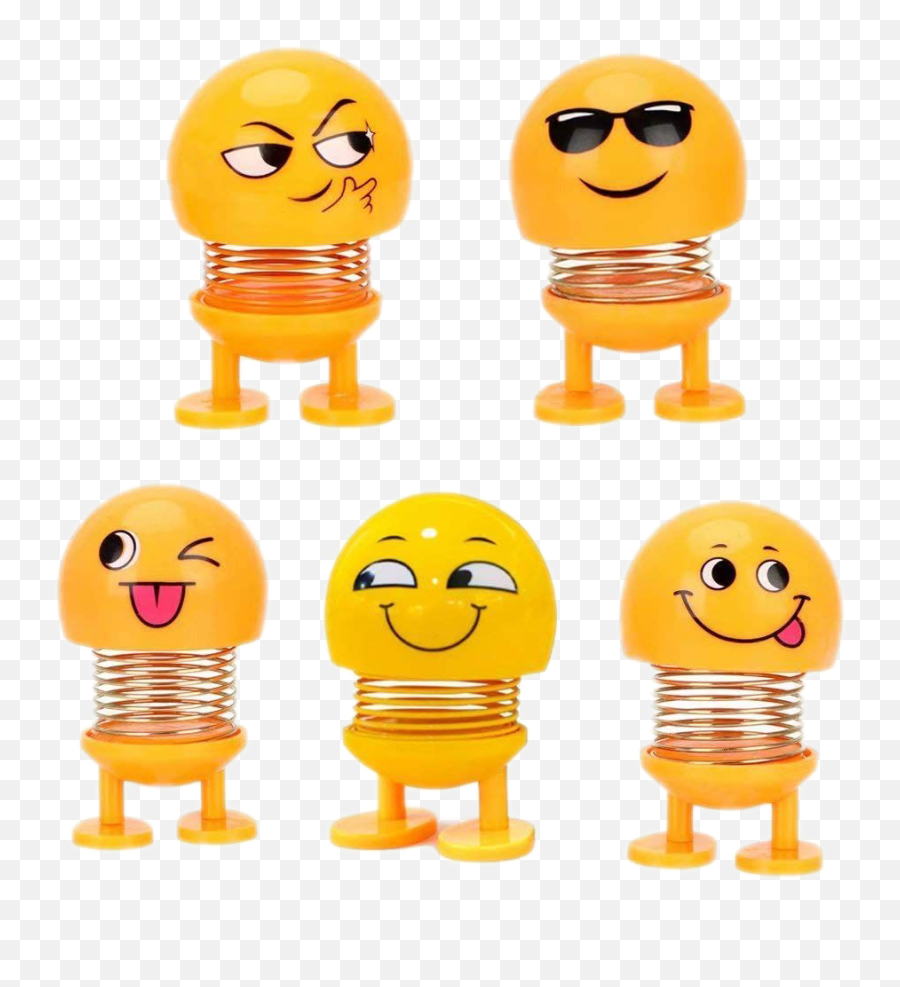 Spring Emoji Car Toy Png Photo - Dancing Smiley For Car,Male Emoji