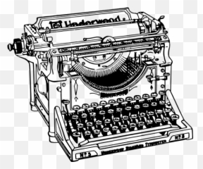Simplu De Main De Scris Vechi - Typewriter Clipart Transparent Emoji,Oh Yeah Emoji