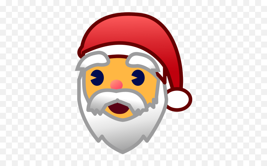 Father Christmas Emoji For Facebook Email Sms - Santa Claus Emoji Png,Christmas Emojis