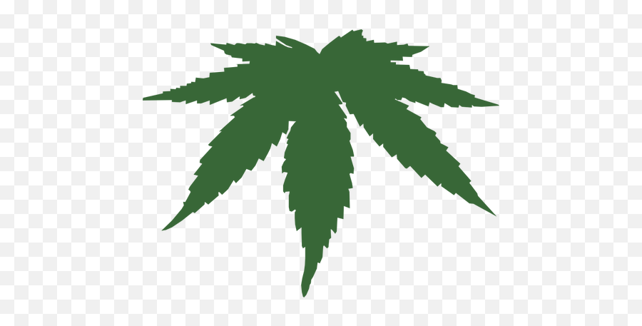 Cannabis Leaf Color Vector Image - Cannabis Leaf Clip Art Emoji,Pot Leaf Emoji